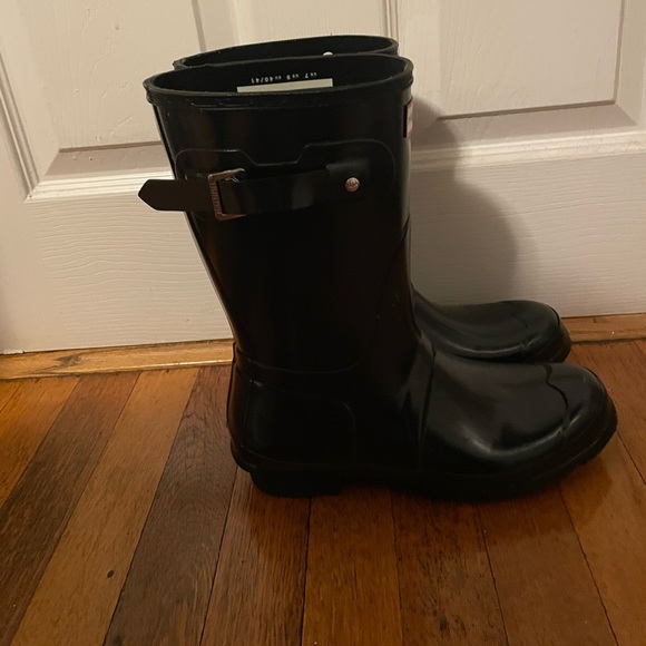 Hunter rain boots short black gloss - Picture 2 of 5